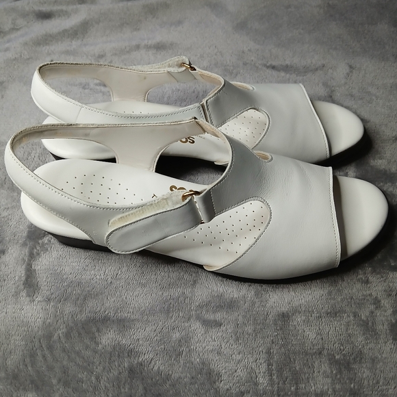 SAS Shoes - SAS‎ White Leather Sandals